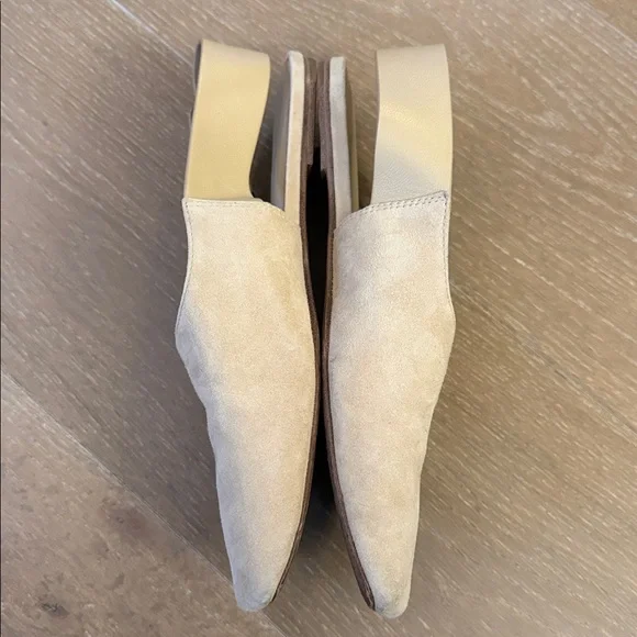 Vince Cadot Suede Slingback Flats Loafer Sandal | 6.5 - Picture 5 of 7